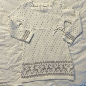 Holiday sweater dress.